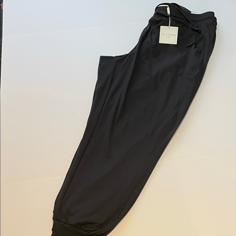 Zac and Rachel Black Jogger Pants Plus NWT